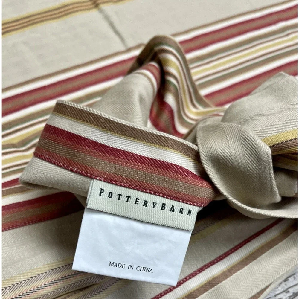 Pottery Barn MONTGOMERY STRIPE 25 x 25